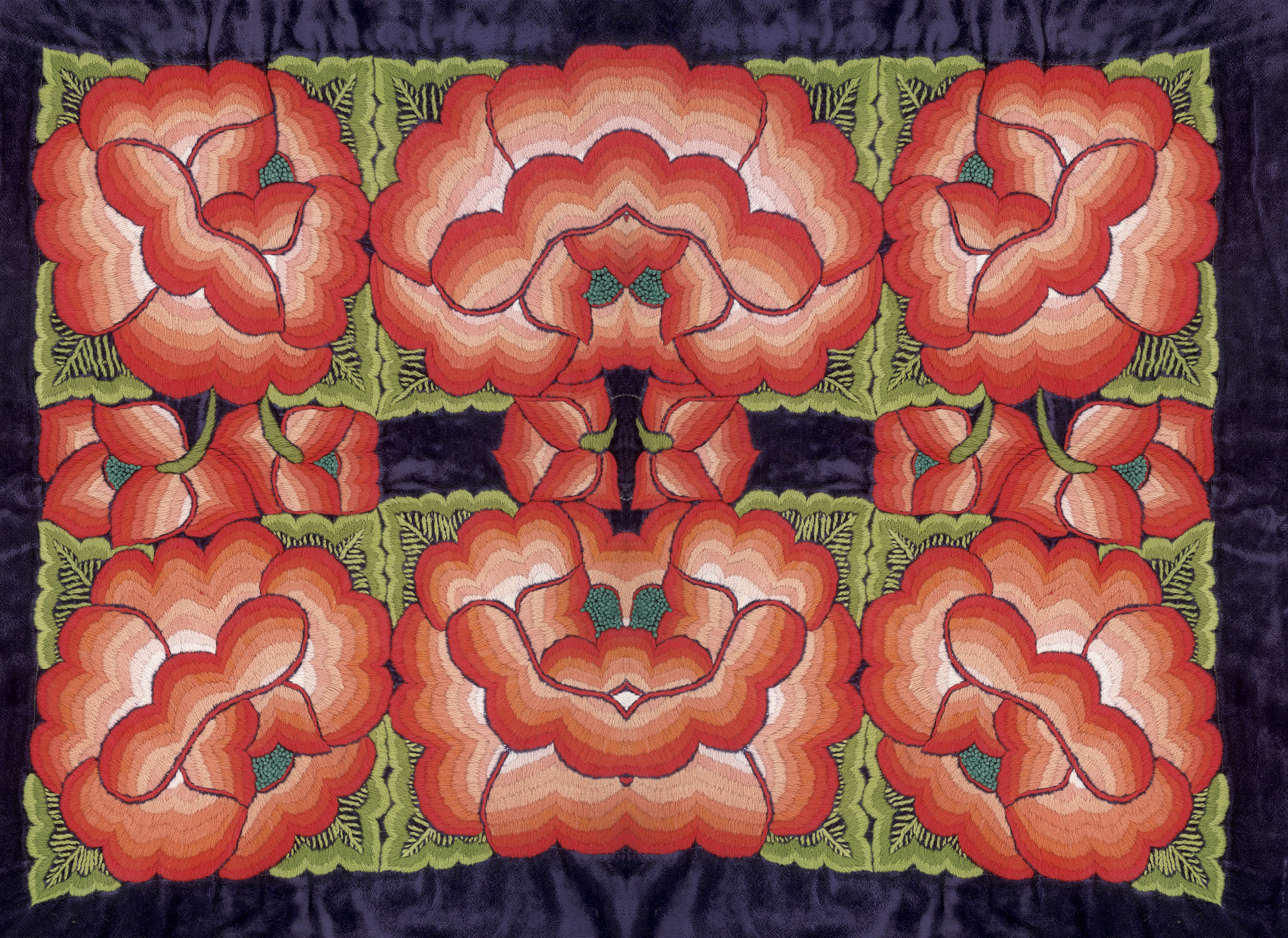 Oaxaca Huipil No2 Midnight