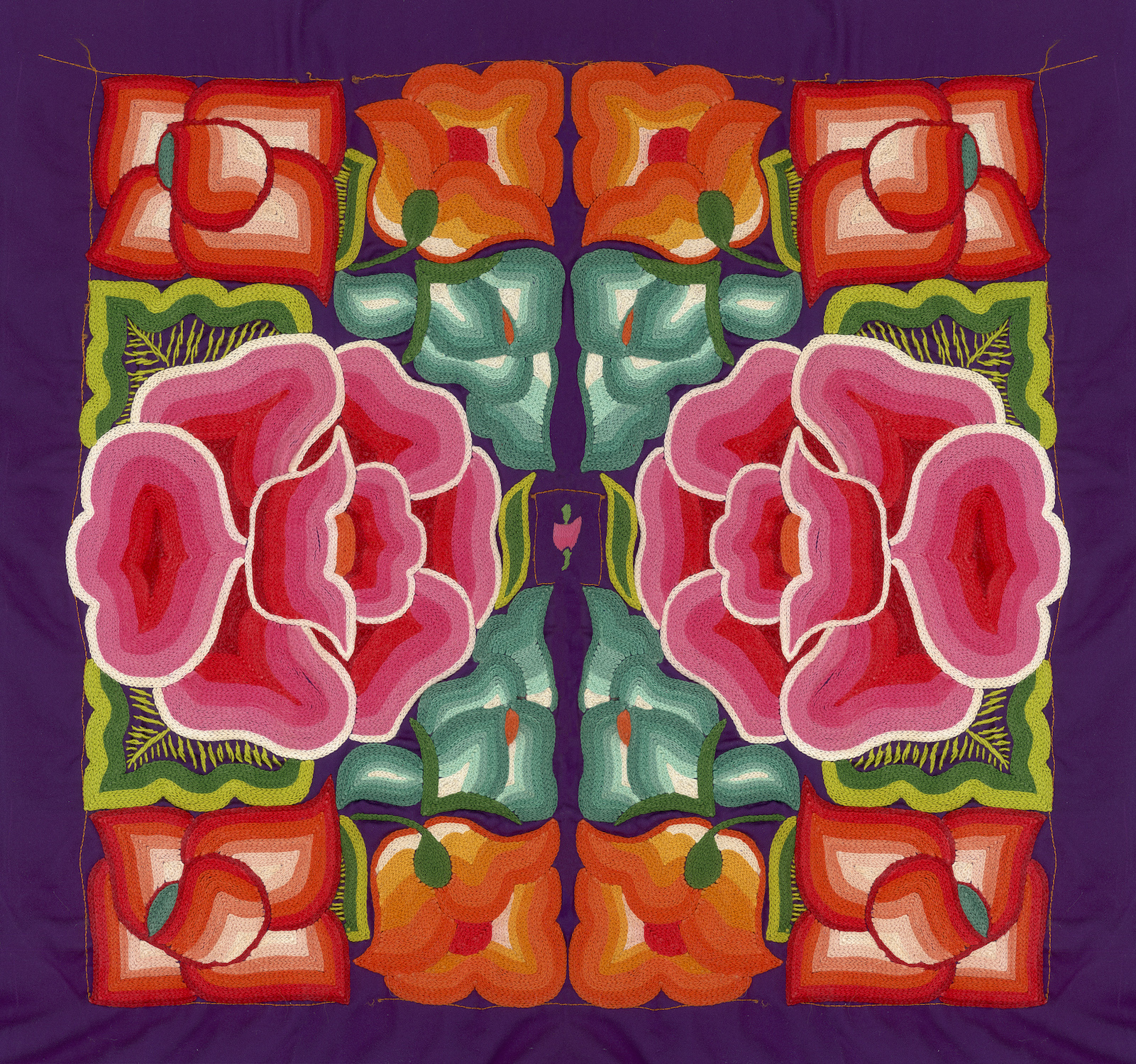 Oaxaca Huipil Violet No3