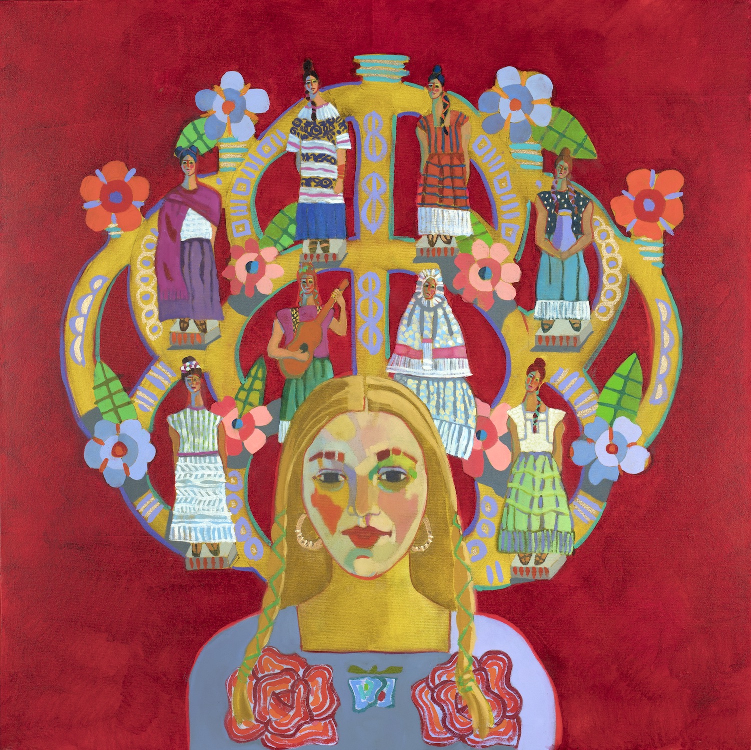 Self Portrait in a Velvet Dress: Frida’s Wardrobe On My Mind No1